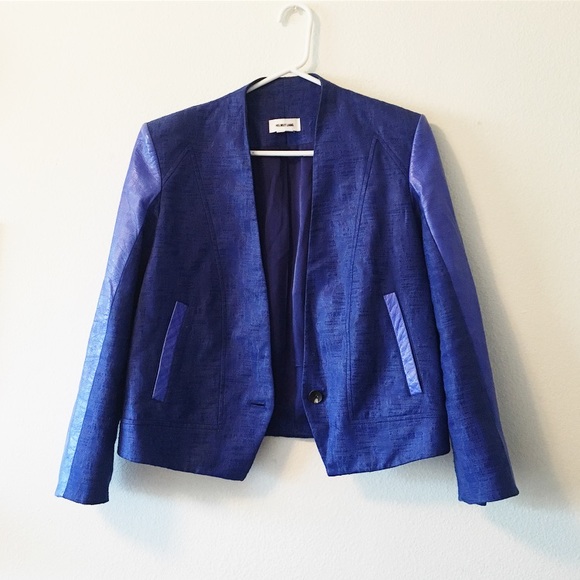 Helmut Lang Jackets & Blazers - Cropped Leather Jacket